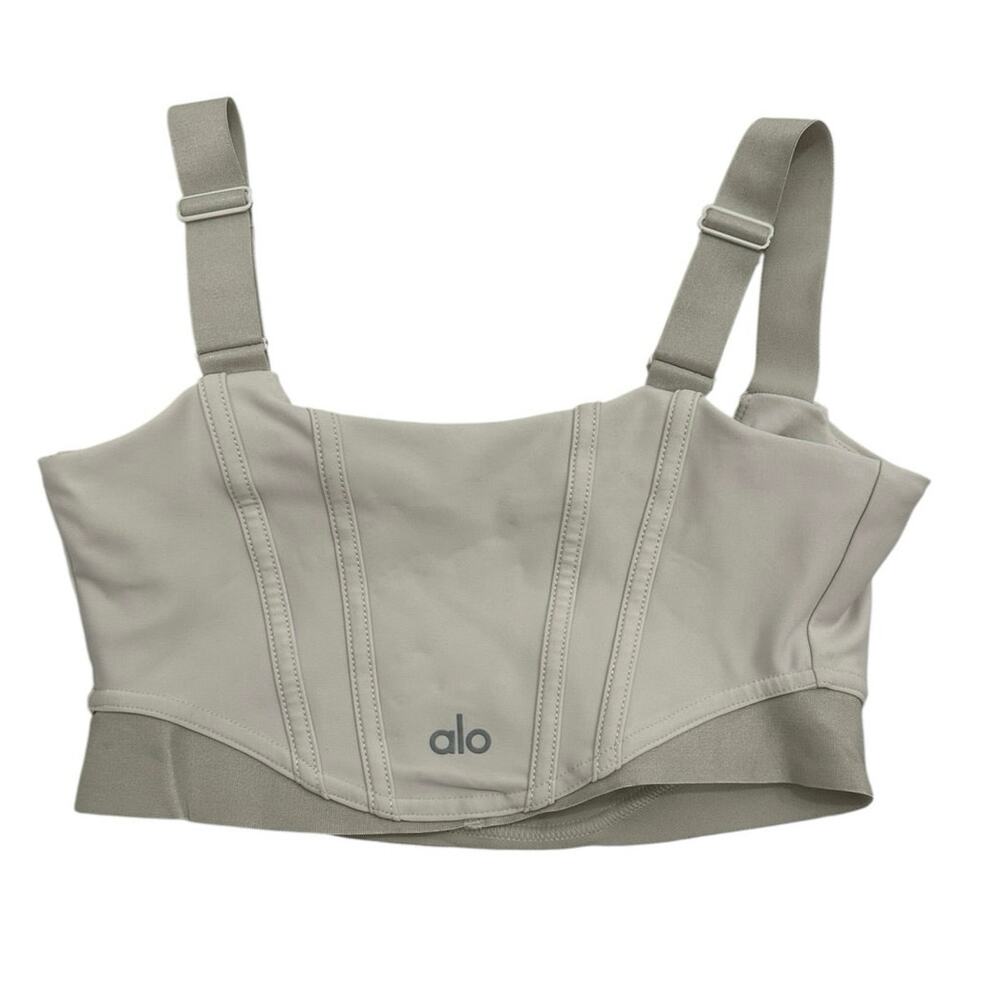 ALO Yoga Airlift Corset Bra Off-white size XS